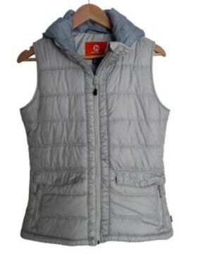 Merrell Quilted Hooded Puffer Vest Medium